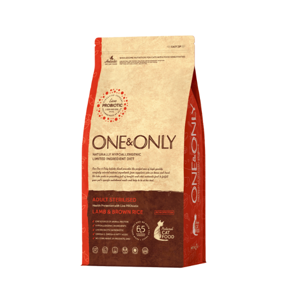 One & Only - Dry Cat Food - Sterilised - Lamb & Brown Rice