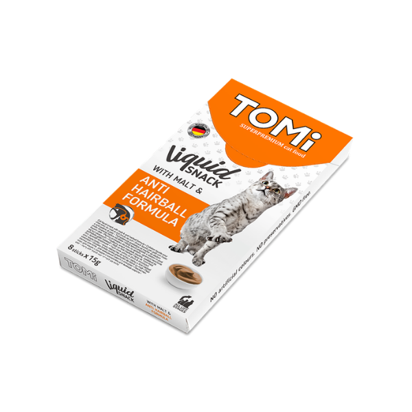 TOMi - Liquid snack with Malt - Anti Hairball