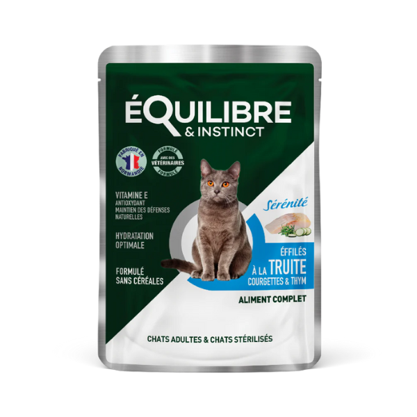 Equilibre & Instinct - Wet Cat Food - Sterilised & Adult - 85g
