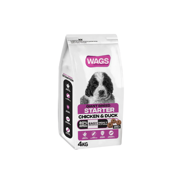 Wags - Dry Starter Food - Giant Breed
