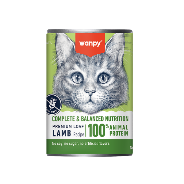 wanpy - Loaf - Skin & Coat - Wet Cat food - 375g